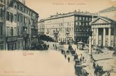 Triest, Tergesteo e Borsa vecchia - Italien - alte historische Fotos Ansichten Bilder Aufnahmen Ansichtskarten 