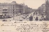 Wien, Schottenring mit Hotel de France - Wien,Innere Stadt - alte historische Fotos Ansichten Bilder Aufnahmen Ansichtskarten 