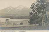 Blick v. Drobollach auf Faakersee und Mittagskogel - Drobollach am Faaker See - alte historische Fotos Ansichten Bilder Aufnahmen Ansichtskarten 