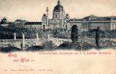 Wien, Elisabethbrücke, Karlskirche  - Wien - alte historische Fotos Ansichten Bilder Aufnahmen Ansichtskarten 