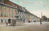 Hauptplatz von St. Veit - Sankt Veit an der Glan - alte historische Fotos Ansichten Bilder Aufnahmen Ansichtskarten 