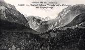 Aussicht vom Gasthof Huber aufs Wolayatal - Birnbaum - alte historische Fotos Ansichten Bilder Aufnahmen Ansichtskarten 