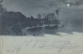 Trieste, Schloß Miramar - Mondscheinkarte  - Italien - alte historische Fotos Ansichten Bilder Aufnahmen Ansichtskarten 