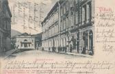 Villach, Bahnhofstraße mit Südbahnhof - Kärnten - alte historische Fotos Ansichten Bilder Aufnahmen Ansichtskarten 