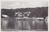 Wörthersee Schwimmschule und Hotel Wörthersee - Kärnten - alte historische Fotos Ansichten Bilder Aufnahmen Ansichtskarten 