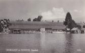 Drobollach, Strandbad Bernold und Gemeindestrand - Drobollach am Faaker See - alte historische Fotos Ansichten Bilder Aufnahmen Ansichtskarten 