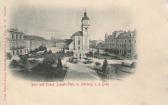 Marburgan der Drau, Dom und Franz Joseph-Platz - Draugegend (Podravska) - alte historische Fotos Ansichten Bilder Aufnahmen Ansichtskarten 