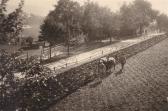 Drobollach, Schotterstraße nach Faak am See - Kärnten - alte historische Fotos Ansichten Bilder Aufnahmen Ansichtskarten 