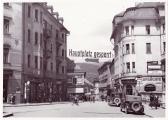 Villach, 8.Mai Platz mit Blick zum Hauptplatz - alte historische Fotos Ansichten Bilder Aufnahmen Ansichtskarten 