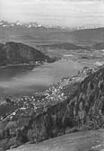 Sattendorf vom Berg - Treffen am Ossiacher See - alte historische Fotos Ansichten Bilder Aufnahmen Ansichtskarten 