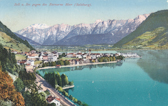 Zell am See gegen das Steinerne Meer - Salzburg - alte historische Fotos Ansichten Bilder Aufnahmen Ansichtskarten 