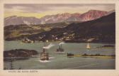 Blick von Pörtschach nach Maria Wörth - Kärnten - alte historische Fotos Ansichten Bilder Aufnahmen Ansichtskarten 