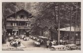 Gasthaus in der Liechtensteinklamm - alte historische Fotos Ansichten Bilder Aufnahmen Ansichtskarten 