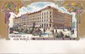 Wien, Hotel Wimberger - alte historische Fotos Ansichten Bilder Aufnahmen Ansichtskarten 