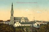 Nikolaikirche und Kloster - Villach-Innere Stadt - alte historische Fotos Ansichten Bilder Aufnahmen Ansichtskarten 