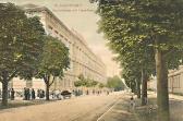 Klagenfurt, Bahnhofstrasse mit Tabak Fabrik - Klagenfurt(Stadt) - alte historische Fotos Ansichten Bilder Aufnahmen Ansichtskarten 