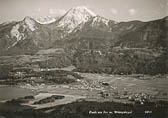 Faakersee mit Waldinsel im Moor - Faak am See - alte historische Fotos Ansichten Bilder Aufnahmen Ansichtskarten 