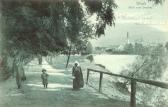 Promenadenweg nach Perau - Villach-Innere Stadt - alte historische Fotos Ansichten Bilder Aufnahmen Ansichtskarten 