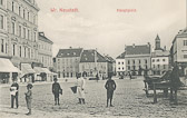 Wr. Neustadt - Hauptplatz - Oesterreich - alte historische Fotos Ansichten Bilder Aufnahmen Ansichtskarten 