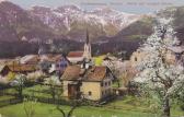Goisern - Partie mit evangel. Kirche - Gmunden - alte historische Fotos Ansichten Bilder Aufnahmen Ansichtskarten 
