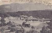 Arnoldstein, Bahnhof und Burgruine  - Villach Land - alte historische Fotos Ansichten Bilder Aufnahmen Ansichtskarten 