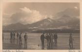 Eisstockschießen am Faakersee - alte historische Fotos Ansichten Bilder Aufnahmen Ansichtskarten 