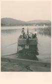 Motorboot der Gutsverwaltung - Villach Land - alte historische Fotos Ansichten Bilder Aufnahmen Ansichtskarten 