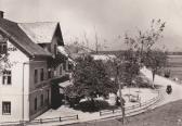 Gasthof Tschebull mit Gastgarten - alte historische Fotos Ansichten Bilder Aufnahmen Ansichtskarten 