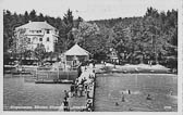 Strandhotel Amerika - St. Kanzian am Klopeiner See - alte historische Fotos Ansichten Bilder Aufnahmen Ansichtskarten 