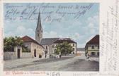 St. Valentin, Ortsansicht mit Kirche - St. Valentin - alte historische Fotos Ansichten Bilder Aufnahmen Ansichtskarten 