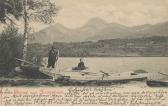 Faakersee mit Blick auf Mittagskogel - Finkenstein am Faaker See - alte historische Fotos Ansichten Bilder Aufnahmen Ansichtskarten 