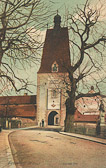 Linzer Tor in Freistadt - Oberösterreich - alte historische Fotos Ansichten Bilder Aufnahmen Ansichtskarten 