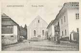 Zlan - Unterberg mit evang. Kirche - Villach Land - alte historische Fotos Ansichten Bilder Aufnahmen Ansichtskarten 