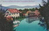Velden - Erholungsheim Freundschaft - Bäckerteich - Villach Land - alte historische Fotos Ansichten Bilder Aufnahmen Ansichtskarten 