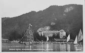 Wasserspringturm Ossiachersee - Villach - alte historische Fotos Ansichten Bilder Aufnahmen Ansichtskarten 