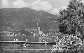 Badestrand beim Lido - Villach - alte historische Fotos Ansichten Bilder Aufnahmen Ansichtskarten 