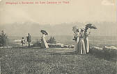 Ausflug auf die Ruine Landskron - Villach - alte historische Fotos Ansichten Bilder Aufnahmen Ansichtskarten 