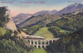 Semmeringbahn, Polrosswand - Oesterreich - alte historische Fotos Ansichten Bilder Aufnahmen Ansichtskarten 