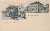 2 Bild Litho Karte - Friedau an der Drau - Slowenien - alte historische Fotos Ansichten Bilder Aufnahmen Ansichtskarten 
