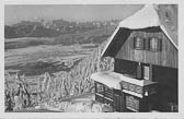 Touristenhotel im Winter - Kanzelhöhe - alte historische Fotos Ansichten Bilder Aufnahmen Ansichtskarten 