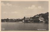 Strandhotel Aschgan und Pension Rosenstein - Egg am Faaker See - alte historische Fotos Ansichten Bilder Aufnahmen Ansichtskarten 