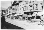 Hauptplatz Straßenerneuerung - Kärnten - alte historische Fotos Ansichten Bilder Aufnahmen Ansichtskarten 