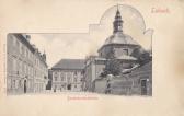 Laibach, Deutschordenskirche  - Zentralslowenien (Osrednjeslovenska) - alte historische Fotos Ansichten Bilder Aufnahmen Ansichtskarten 