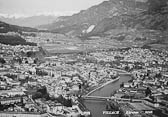 Luftbild Villach - Villach-Innere Stadt - alte historische Fotos Ansichten Bilder Aufnahmen Ansichtskarten 
