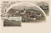 3 Bild Litho Kart -St. Egiden an der Drau - Villach Land - alte historische Fotos Ansichten Bilder Aufnahmen Ansichtskarten 
