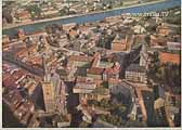 Luftbild Villach Innenstadt - Villach - alte historische Fotos Ansichten Bilder Aufnahmen Ansichtskarten 