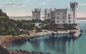 Trieste, Schloß Miramar - Friaul Julisch Venetien - alte historische Fotos Ansichten Bilder Aufnahmen Ansichtskarten 