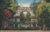 Schönbrunn, Römische Ruine - Wien - alte historische Fotos Ansichten Bilder Aufnahmen Ansichtskarten 