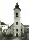 Die alte Nikolaikirche - Villach-Innere Stadt - alte historische Fotos Ansichten Bilder Aufnahmen Ansichtskarten 