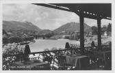 Ausblick von der Terrasse Hotel Mosser - Villach-Innere Stadt - alte historische Fotos Ansichten Bilder Aufnahmen Ansichtskarten 